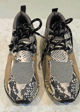 Steve Madden Cliff Sneakers Womens 9M Snakeskin Colorway Chunky Platform Shoes