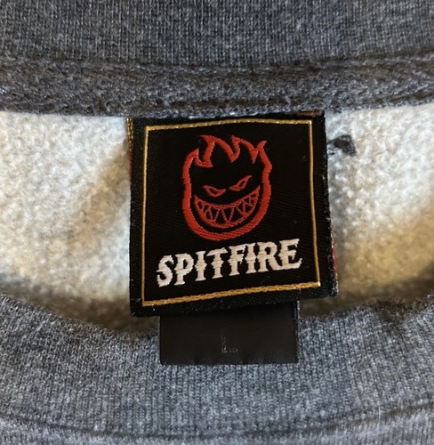 Spitfire American Flag #1 Crewneck Sweatshirt Men’s Large Gray USA Graphic  - Bild 5 von 7