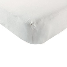 Unisex Baby and Toddler Organic Cotton Crib Sheet, Light Gray, One Size