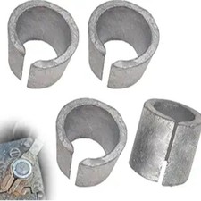 2 Pairs Battery Post Terminal Shims, Battery Terminal Adapter Kit with Positive