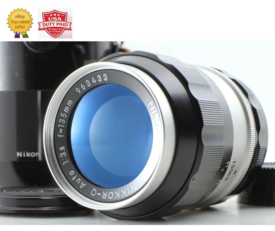 Nikon NIKKOR f/3.5 Camera Lenses 135mm Focal for sale - eBay