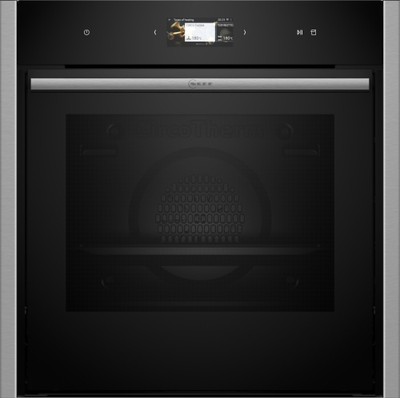 Neff B64VS71N0 Einbaubackofen Edelstahl, 71 Liter, Heissluft, Display mit Timer
