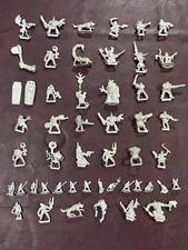 Ral Partha Warhammer Vintage Lot 6 1980s 1990s Miniatures Mix Lot 50 Pc Rare Set