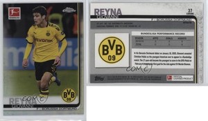 2019-20 Topps Chrome Bundesliga Refractor Giovanni Reyna #37 Rookie RC
