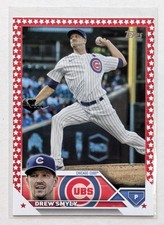 2023 Topps Drew Smyly Independence Day Parallel /76 #535 Chicago Cubs