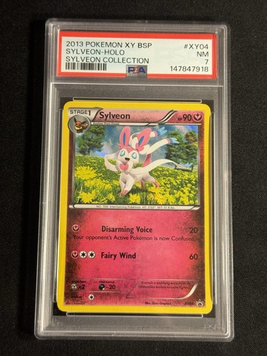 2013 POKEMON XY BLACK STAR PROMOS SYLVEON COLLECTION #XY04 SYLVEON-HOLO PSA 7
