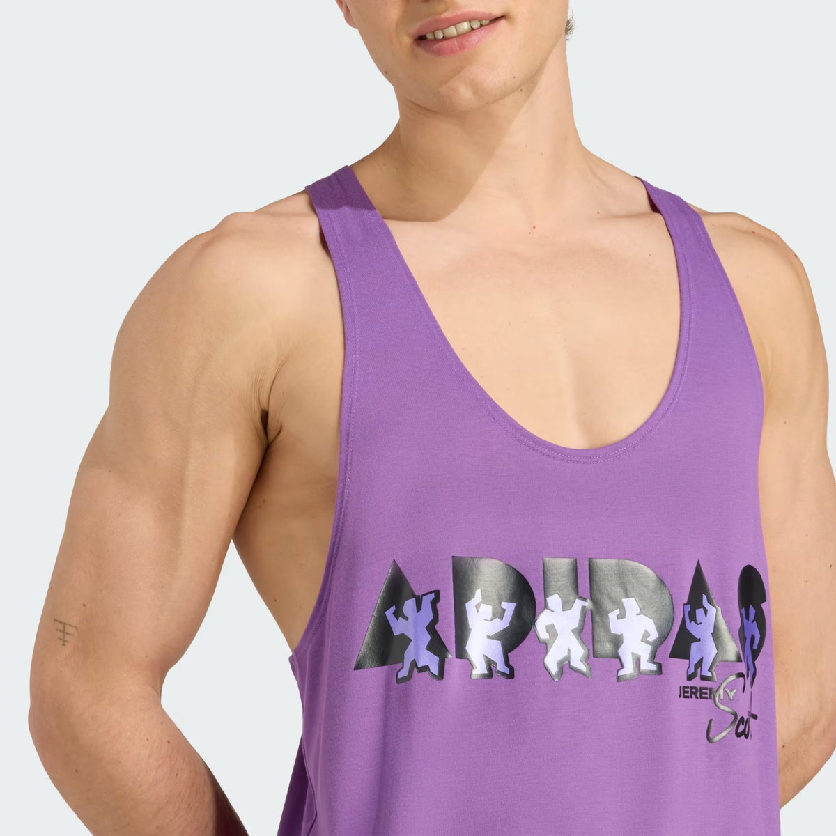 adidas x Jeremy Scott Purple Tank Top JL7622 Large $55 | eBay