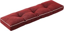 Bench Cushion, 36 x 14 Inch Patio Furniture Cushions with Durable Ties, Soft ...