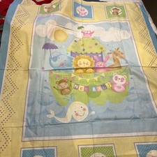 New Baby Fabric Panel with 2 yards of Fabric