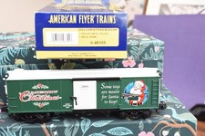 S-American Flyer 6-48355 2004 Christmas Box Car EX