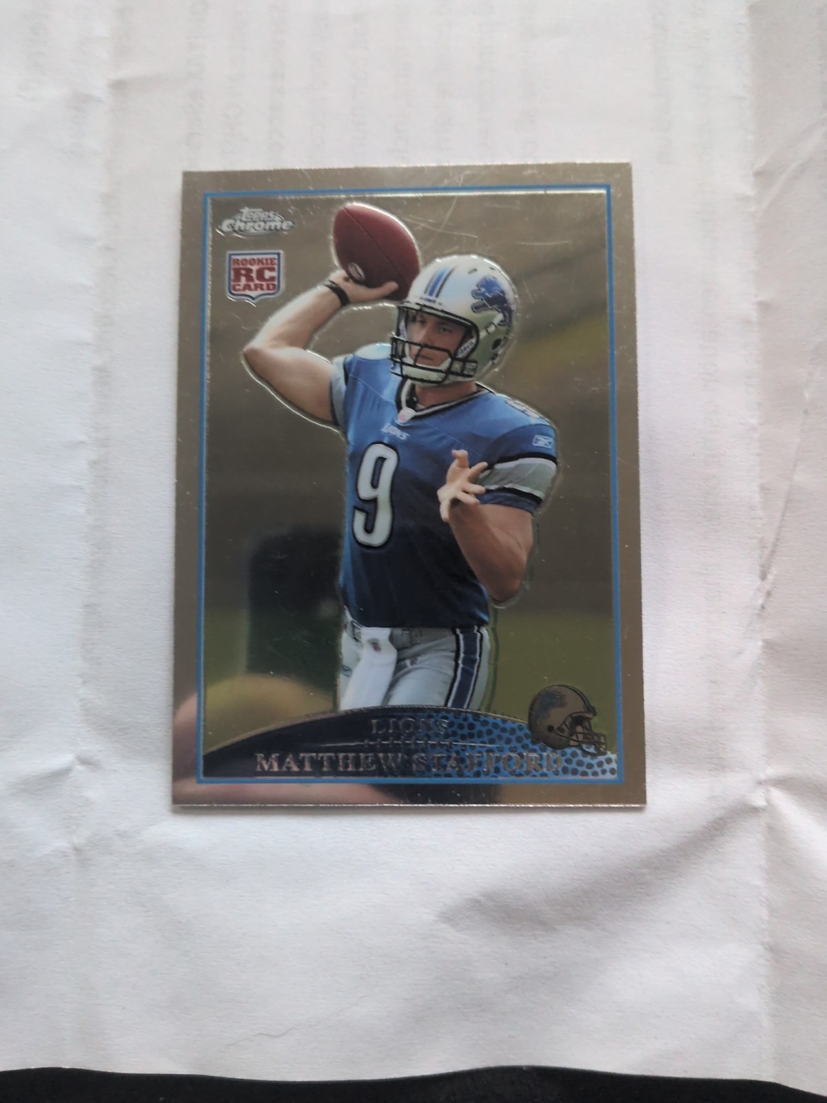 2009 Topps Chrome - Matthew Stafford #TC210 (RC)