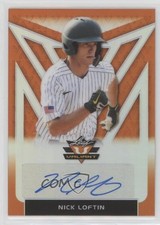 2020 Leaf Valiant Portrait Orange Prismatic 74/75 Nick Loftin #PA-NL1 Auto 4z8