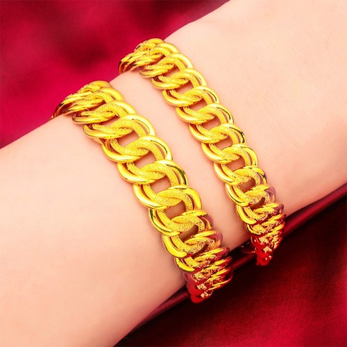 Striking Gold Bracelet for Ladies Perfect for Yourself or Beloved Mensc - Picture 3 of 14