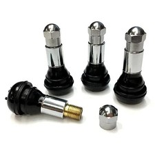4 Piece Kit Tr413 Snap-in Chrome Wheel Rim Tire Valve Stem Free Shipping 4 Piece Kit Tr413 Snap-in Chrome Wheel Rim Tire Valve Stem Free Shipping