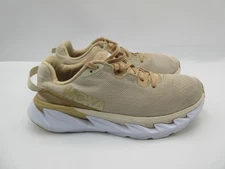 Hoka One One Shoes Womens Size 8 Beige Tan White Elevon 2 Running 1106478 AMWH