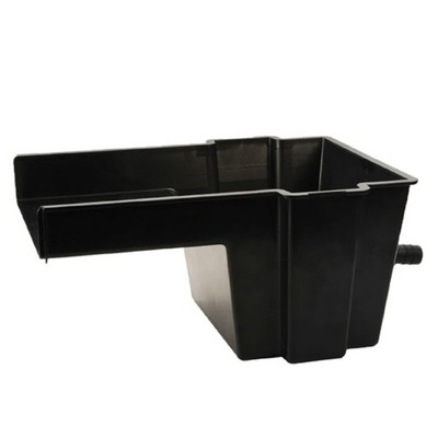 smartpond 8 in. Wide Black Waterfall Spillway - UV Resistant High-Impact Plastic