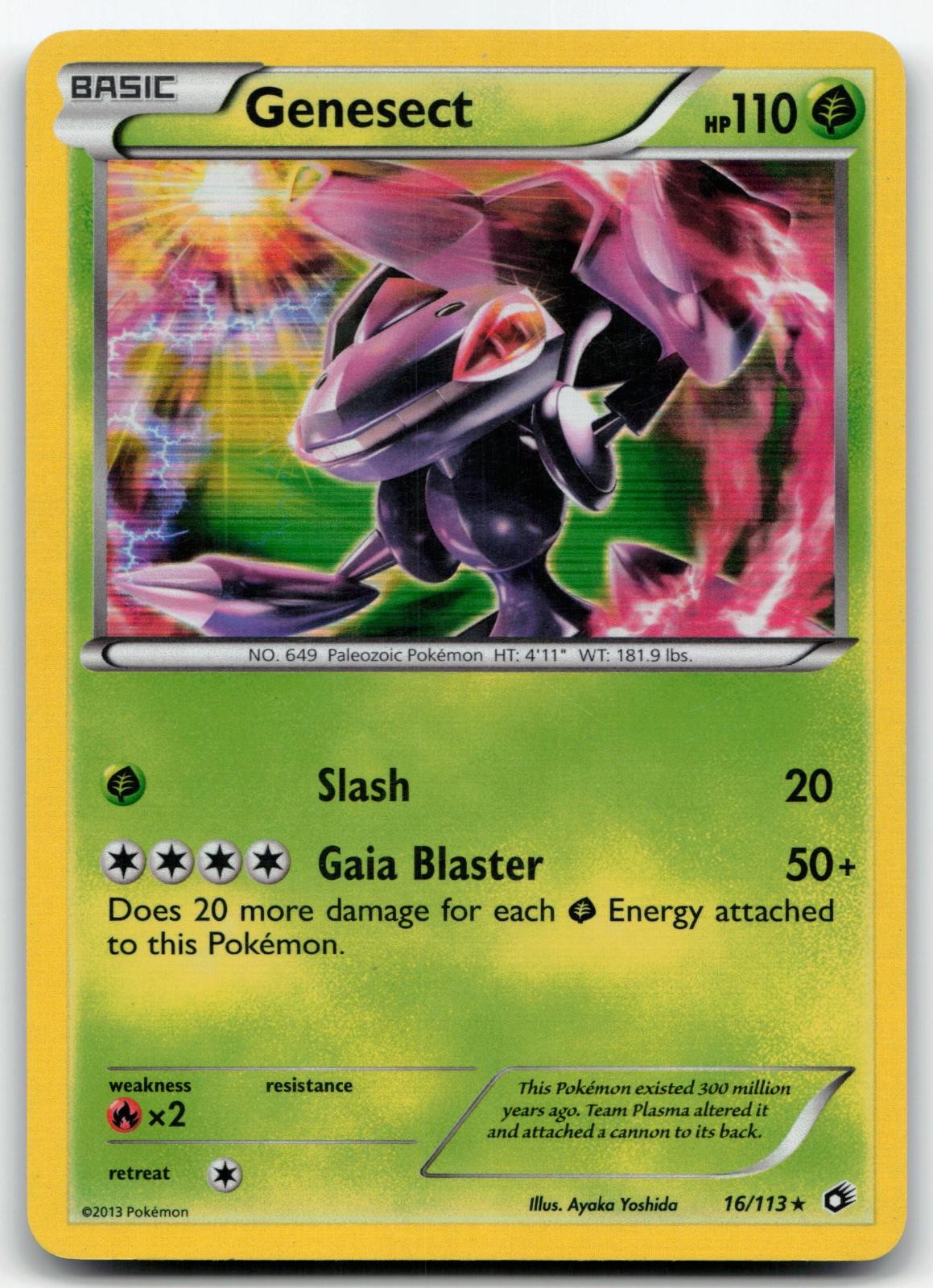 Genesect 16/113 Holo Holo Rare Legendary Treasures Pokemon Holo Near Mint