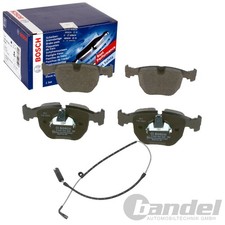 BOSCH BREMSBELÄGE + WARNKONTAKT VORNE passend für BMW 5er E39 Limo + Touring