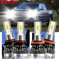 For Chevy Silverado 2500 2012-2018 LED Headlight Bulb Kit Combo High Low Beam