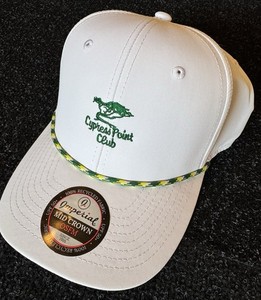 Étiquette De Sac Officielle Cypress Point Club En Métal Et Cuir - Neuf, Pour Golfeur, Collector