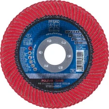Pferd 67381 4-1/2" X 7/8" A.H. Polifan Flap Disc - Co Sgp Curve Steelox,