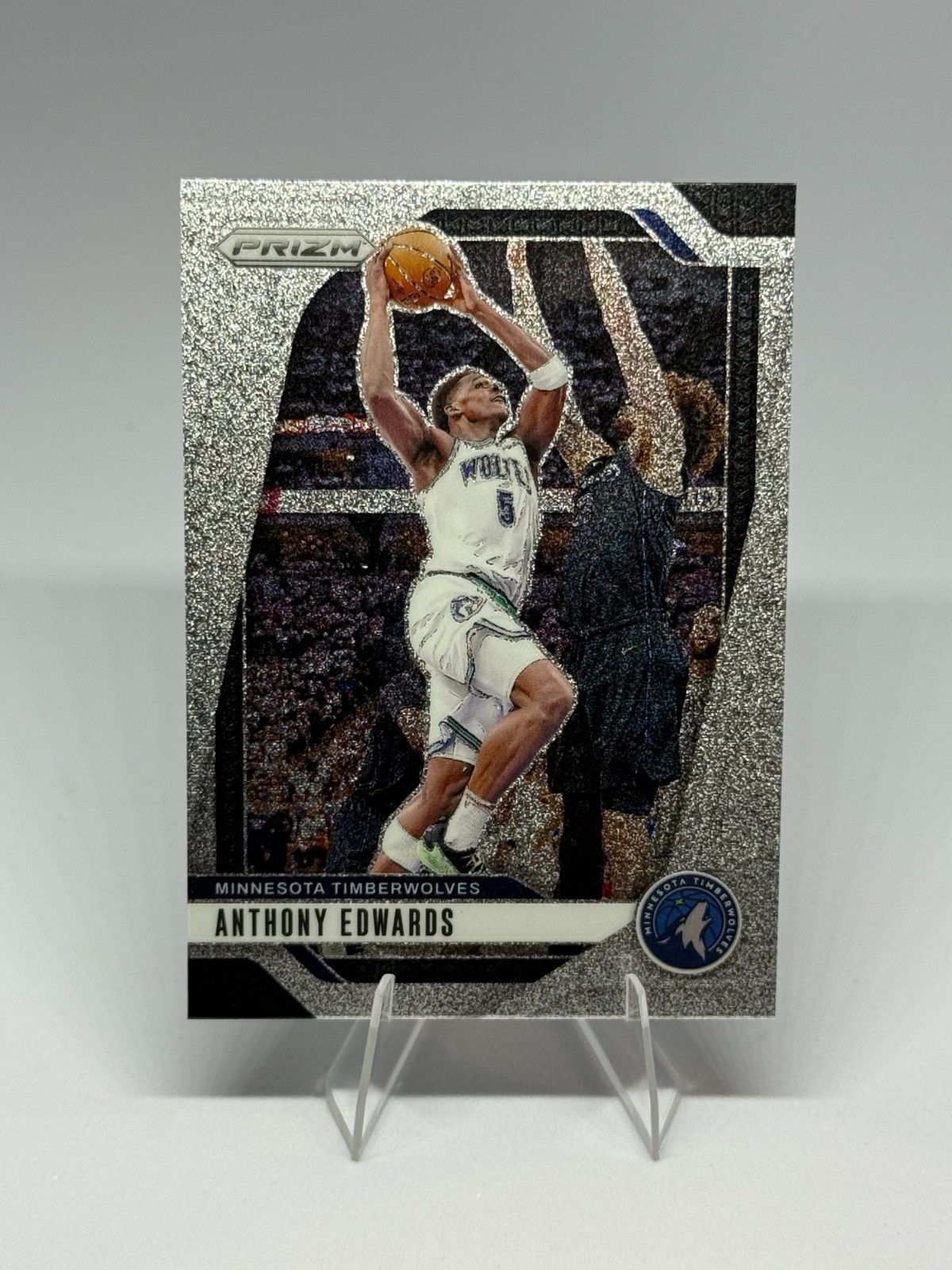 2024-25 Prizm Glitter Prizm SSP Anthony Edwards #100