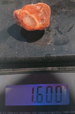 LSA Banded Red And Orange 1.6oz - Lake Superior Agate 