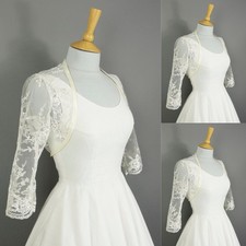 Lace Wedding Jacket Long Sleeves Bride Capes Formal Bridal Jacket Lace Top
