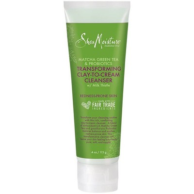 SheaMoisture Matcha Green Tea And Probiotics Clay to Cream Cleanser - 4oz