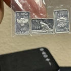 3- 1 Gram .999 Fine Silver Bars Lot of 3 Bullion Triple 9 Fine