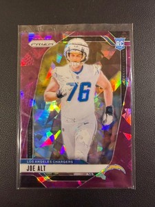 2024 Panini Football Prizm Joe Alt Purple Ice /225 #353 RC Los Angeles Chargers
