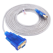 DTECH USB to Serial Adapter 10 Ft USB to RS232 DB9 Female Cable COM Port with FT