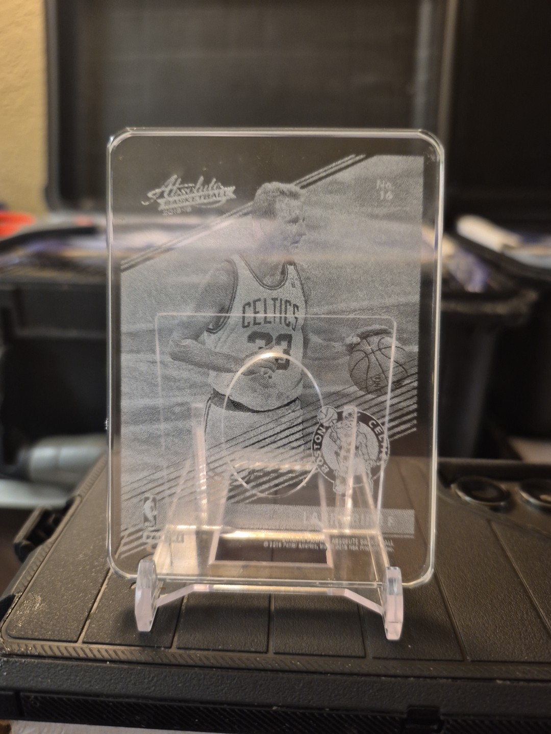2015 Absolute Larry Bird Etched Glass