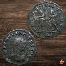 Tacitus coin -- CLEMENTIA TEMP -- Ticinum mint -- Late Roman Antoninianus #t147