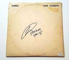 Todd Rundgren Signed Autographed Faithful Album LP ACOA