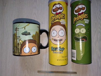 Rick & Morty 2020 Pringles Chips Set Factory Sealed + Mug