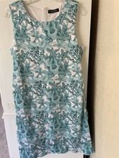 Tango Mango Teal Swim Dress Size L