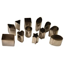 Sculpey Tools Mini Metal Geometric Cutters