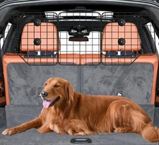 Adjustable Dog Car Barrier for Suvs, Trucks, Vehicles, Universal Pet Divider Car