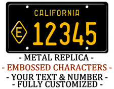 California 1967 METAL EMBOSSED License Plate Personalized CAR TRUCK Auto REPLICA