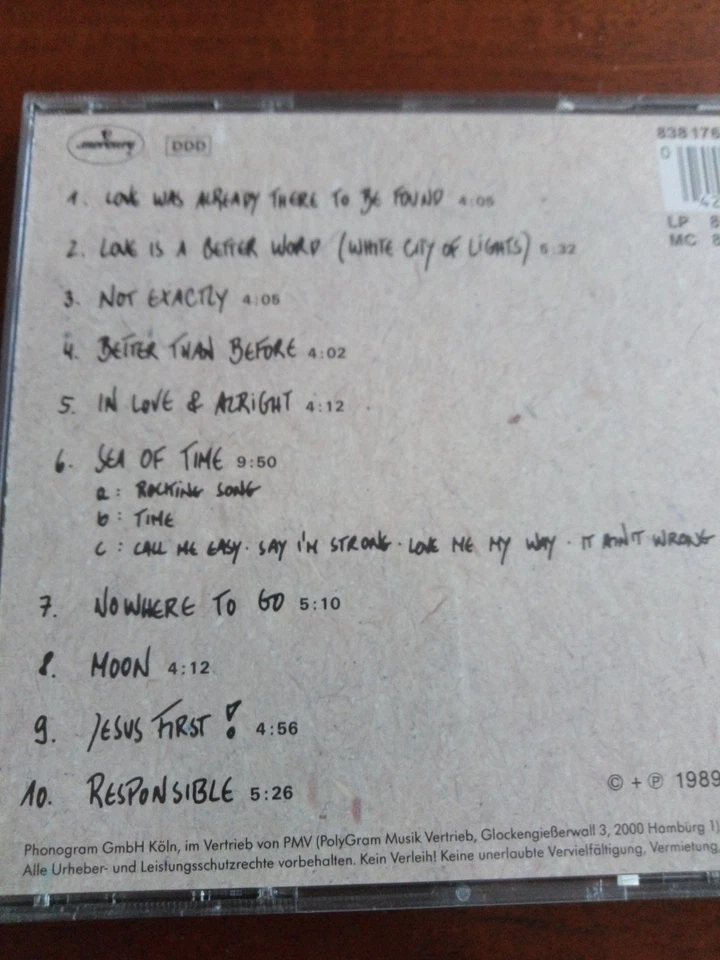 RAINBIRDS- Call Me Easy Say I'm Strong Love Me My Way It Ain't Wrong CD (1989) - Bild 2 von 2