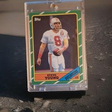 1986 Topps 🔥 Steve Young 49ers /Tampa Bay Buccaneers NFL Football Card