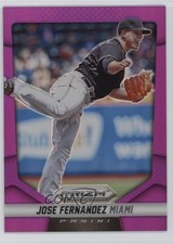 2014 Panini Prizm Purple Prizm 39/99 Jose Fernandez #107 7xr