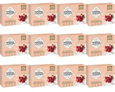 12 x Imperial Leder Granatapfel & Meersalz Peeling Seife.