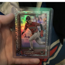 2025 Topps Series 1 Foil Parallel Corbin Carroll #78 Arizona Diamondbacks