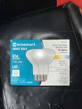 EcoSmart 65-Watt BR30 LED Smart Bulbs - 2 Pk - 650 Lumens