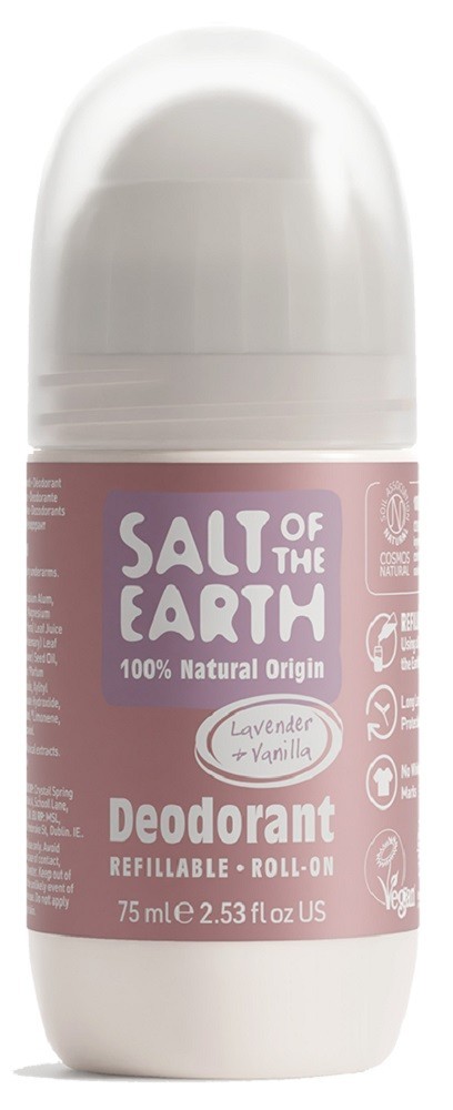 Salt of the Earth, Lavender & Vanilla Roll on Deodorant 75ml