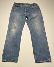 Vintage Levi’s 501 Button Fly Selvedge Size 38x30 Made In USA 90s 