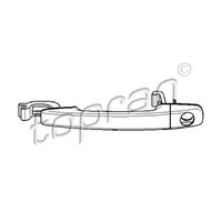 Topran TüRgriff Passend FüR Peugeot 307 3A/C CitroëN C2 Jm_ C3 Pluriel Hb_