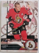 Official 2014-15 Upper Deck Brand Chris Neil Ottawa Senators Card #387